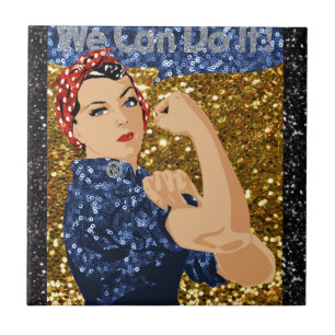 glitter rosie die nietmachine fliese