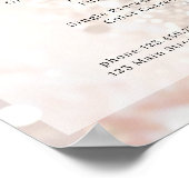 Glitter Salon Preisliste Poster (Ecke)