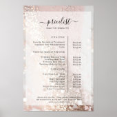 Glitter Salon Preisliste Poster (Vorne)