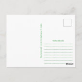 Glitter Schrift Irischer Segen St. Patrick's Day Postkarte (Rückseite)