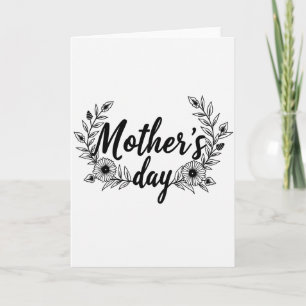 Glitter Script Muttertagskarte Karte