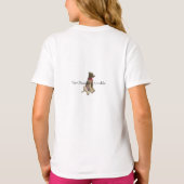 Glitter & Sequins Mädchen T-Shirt (Rückseite)