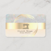 Glitter Sewing Machine Alternations  Holographic Visitenkarte (Vorderseite)