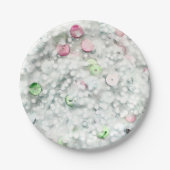 Glitter Slime Party Plates White Pappteller (Vorderseite)