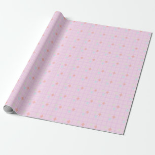 Glitter Star Textur Rosa Geschenkpapier