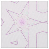 Glitter-Stern geometrische Struktur Stoff (Nahaufnahme)