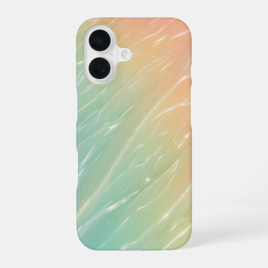 Glitter Streamline Phone Case iPhone 16 Hülle (Rückseite)