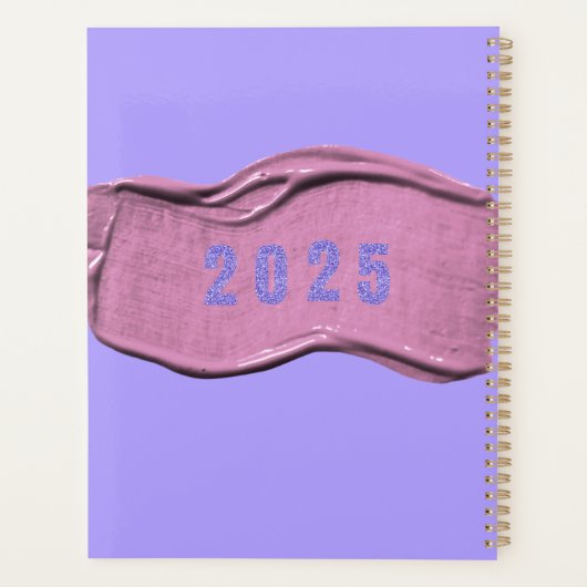 Glitter Teacher Colorful Letters Planer (Rückseite)