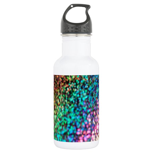 Glitter und Funkeln Trinkflasche (Vorderseite)