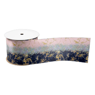 Glitter und Marmor Satinband