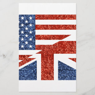 glitter usa großbritannien briefpapier