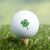 Glitter Vierblattklee Golfball (Insitu T-Shirt)