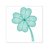 Glitter Vierblattklee Permastempel (Design)
