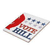 Glitter-Wahlkampf Hillary Fliese (Seite)