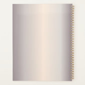 Glitter Whisk Rose Gold Glitter Drips Bakery    Planer (Rückseite)