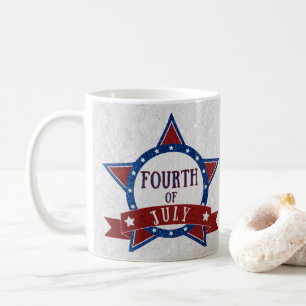 Glitter zum vierten Juli Kaffeetasse