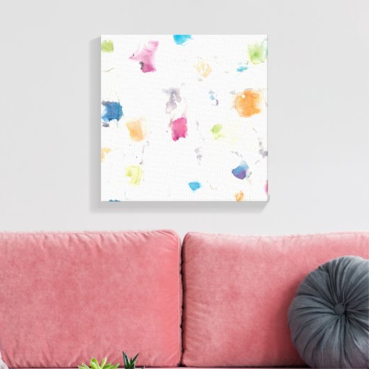 Glitterati I Abstrakt Print | Mike Schick Leinwanddruck (Insitu (Wohnzimmer))