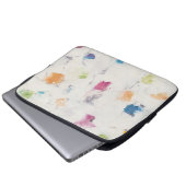 Glitterati I abstrakte Mike Schick Druck-| Laptopschutzhülle (Vorne Knopf)