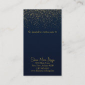 Glitterbomb-Schmuckkollektion Visitenkarte (Rückseite)
