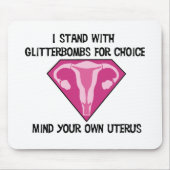 Glitterbombs4Choice mousepad (Vorne)