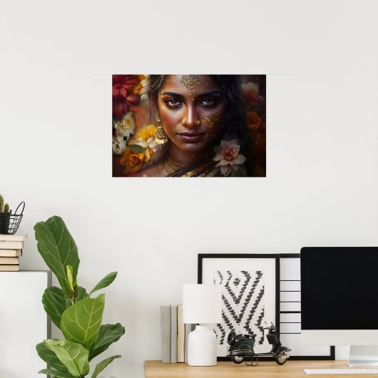 Glitterbraut Poster (Heimbüro)