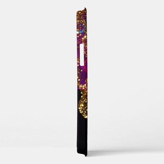 Glittered Alcohol Ink Case-Mate iPhone Hülle (Rückseite / Rechts)