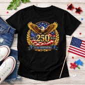 Glittered Semiquincentennial Eagle Emblem  T-Shirt