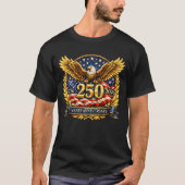 Glittered Semiquincentennial Eagle Emblem  T-Shirt (Vorderseite)