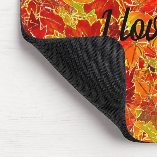 Glitterfall/Herbstrückgänge Mousepad (Ecke)