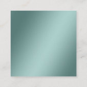 Glittergold Walzen Button Whisky Koch Bäckerei Quadratische Visitenkarte (Rückseite)