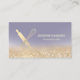 Glittergold Walzen Button Whisky Koch Bäckerei Visitenkarte