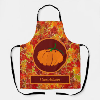 Glitterie Ahorn Blätter/Kürbis Herbst/Herbst Schürze