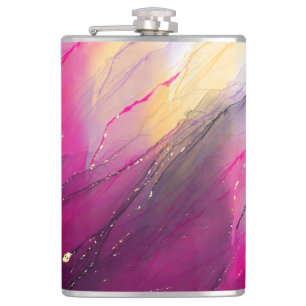 Glitterie Alcohol Ink Tumbler Design Flachmann