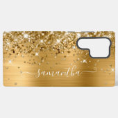 Glitterie Foil Girly Signature Samsung Galaxy Hülle (Rückseite (Horizontal))