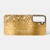 Glitterie Foil Girly Signature Samsung Galaxy Hülle (Rückseite (Horizontal))
