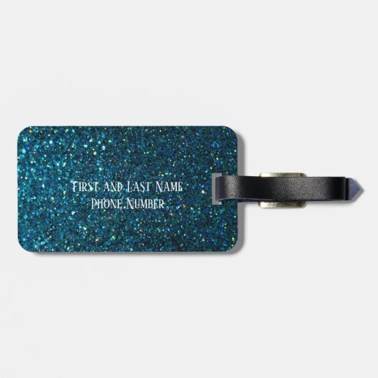 Glitterie Gepäckanhänger (Rückseite horizontal)