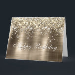 Glitterie Gold Foil Imitate Glitzer Monogram Karte<br><div class="desc">Klassische hübsche Imitate Glitzer Monogram mit modernem Glitzer Luxus Chic Girly Shimmer Imitate Gold funkelnd Glitzer und ombre Folie . Schönes, modernes und cooles Design für Mädchen, die funkelnd Designs lieben. Zeigen Sie Ihren persönlichen Stil, sehen Sie modern, trendig und fühlen Sie sich stilvoll mit einem einzigartigen Design oder passen...</div>