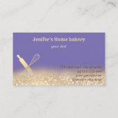 Glitterie Gold Tropfen rollen Button Whisky Koch B Visitenkarte (Rückseite)