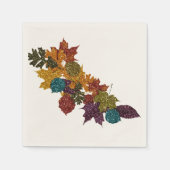 Glitterie Herbstleaves Serviette (Vorderseite)