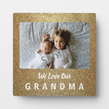 Glitterie Liebe Grandma Plaque