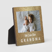Glitterie Liebe Grandma Plaque Fotoplatte (Vorderseite)