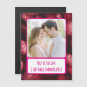 Glitterie-Liebe I (Text Back Magnetic Card) Magnetkarte (Vorne/Hinten)