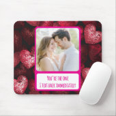 Glitterie Liebe I Text Back Mousepad (Mit Mouse)