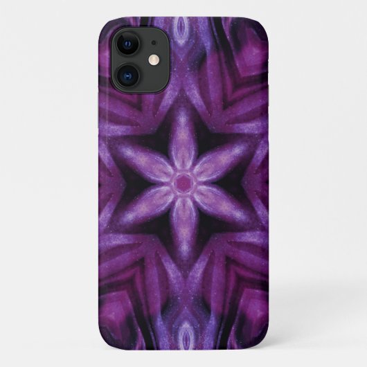 Glitterie Lila Kaleidoskop Herz Gradient Case-Mate iPhone Hülle (Rückseite)