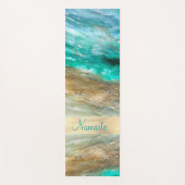 Glitterie Modernes Künstlerisches Personalisiert Yogamatte (Vorderseite)