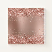 Glitterie Rose Gold Ein perfektes Leben Notizblock (Rückseite)