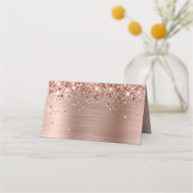 Glitterie Rose Gold Foil Blank