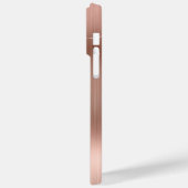 Glitterie Rose Gold Glam Curly Signature Case-Mate iPhone Hülle (Rückseite / Links)