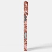 Glitterie Rose Gold Metallic Girly Signature Case-Mate iPhone Hülle (Rückseite / Rechts)
