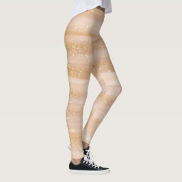 Glitterie Streifen Leggings